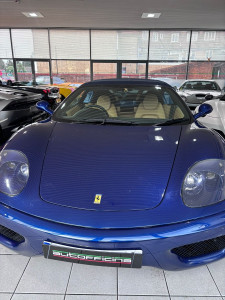 Ferrari 360 Spider Manual TDF Blue