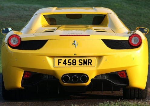 Ferrari 458 Private Plate